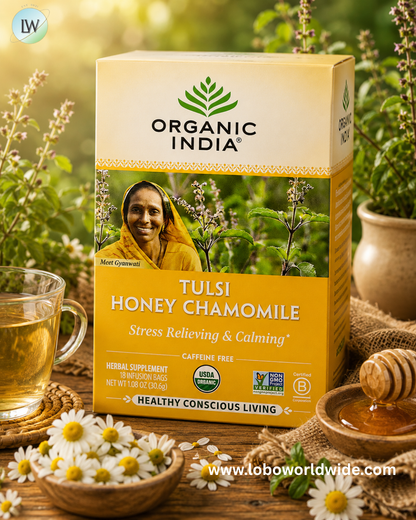 Organic India, Tulsi Tea, Caffeine Free, 18 Infusion Bags, 1.27 oz (36 g)