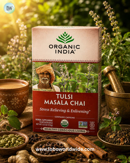 Organic India, Tulsi Tea, Caffeine Free, 18 Infusion Bags, 1.27 oz (36 g)