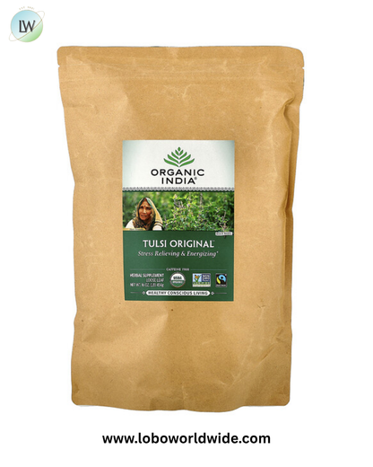 Organic India, Tulsi Original Loose Leaf Tea, Caffeine Free