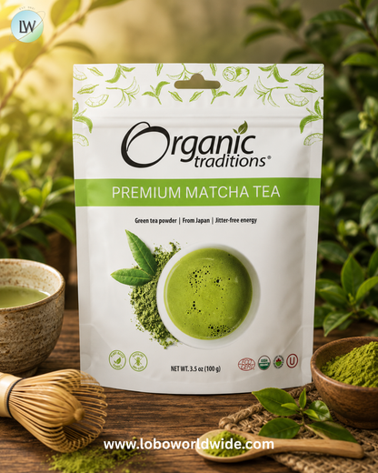 Organic Traditions, Premium Matcha Tea, 3.5 oz (100 g)