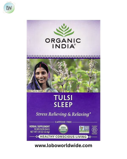 Organic India, Tulsi Tea, Caffeine Free, 18 Infusion Bags, 1.27 oz (36 g)