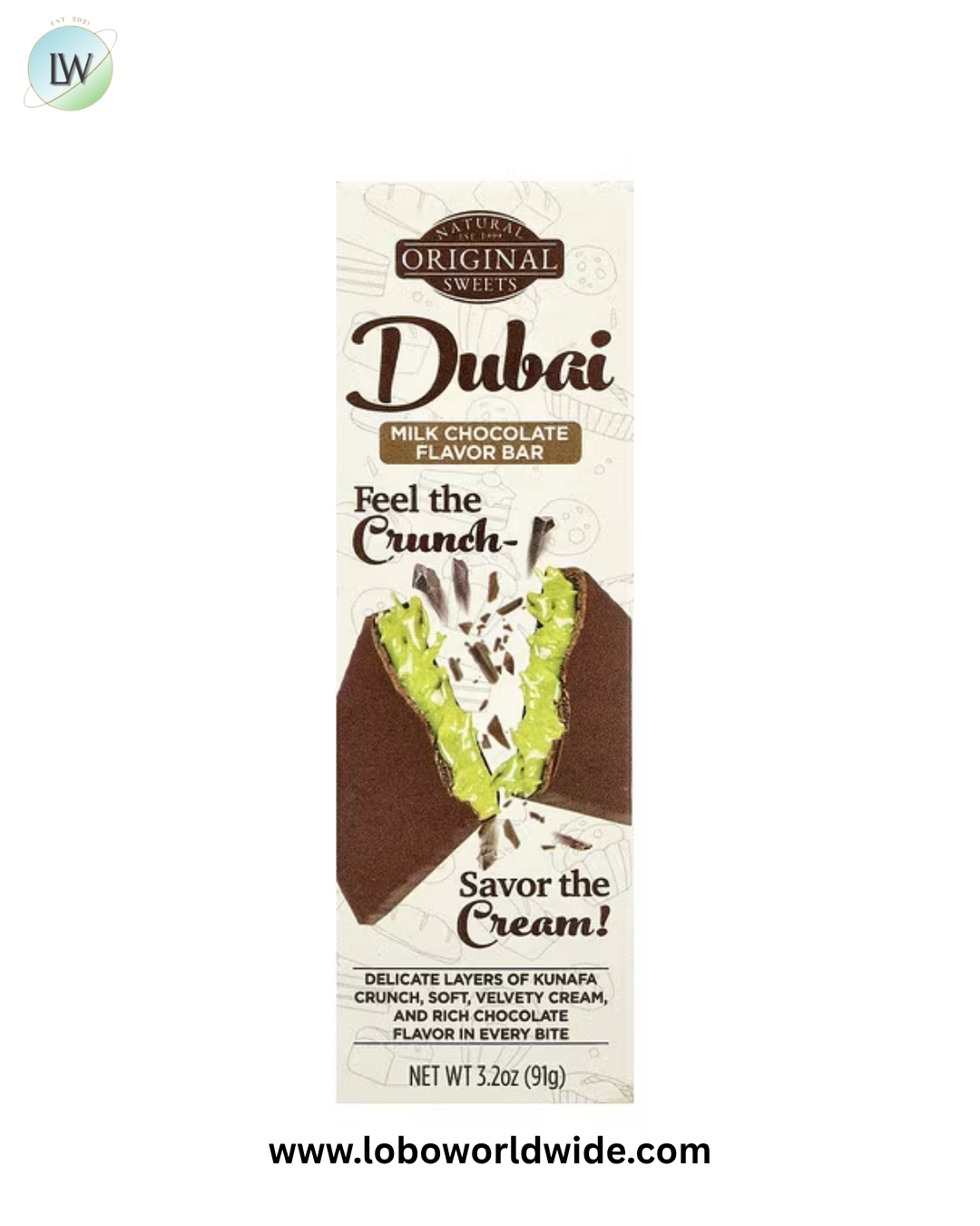 Original Natural Sweets, Dubai, 3.2 oz (91 g)