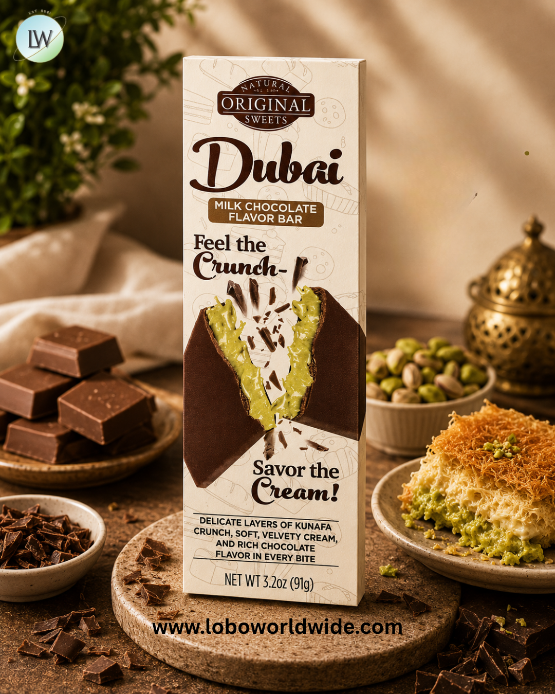 Original Natural Sweets, Dubai, 3.2 oz (91 g)