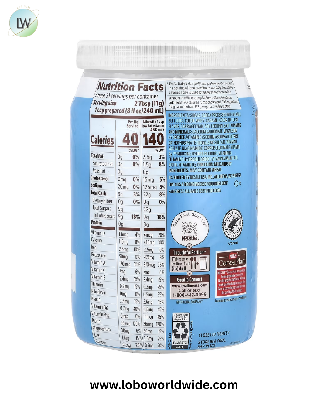 Ovaltine, 12 oz (340 g)