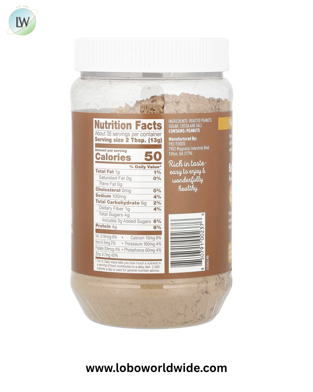 PB2 Foods, Peanut Butter Powder, 16 oz (454 g)