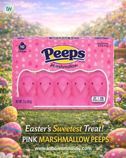 PEEPS, Pink Marshmallow Chicks Easter Candy, 10 Count. (3.0 Ounce) - Pack of 3