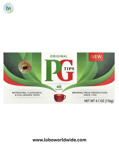 PG Tips, Original Tea, 40 Tea Bags, 4.1 oz (116 g)