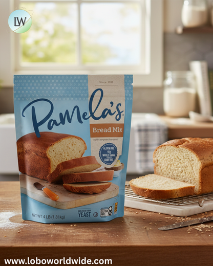 Pamela's Products Gluten-free Bread Mix, 4-Pound Bags (Pack of 3)