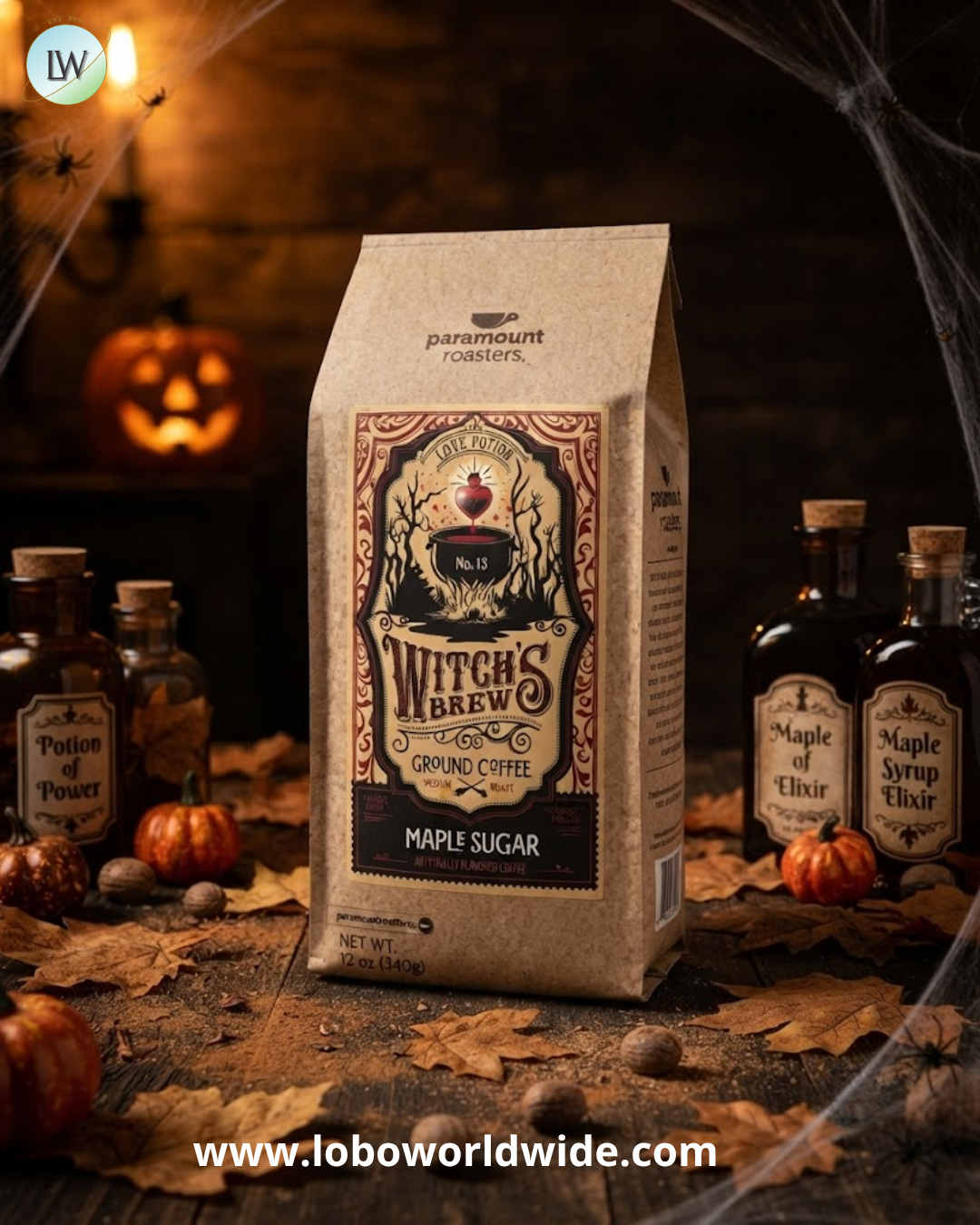 Paramount Roasters Halloween Limited Edition Coffee, Maple Sugar Flavored, 12 oz.