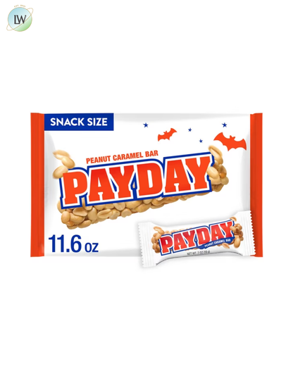 Payday Peanut Caramel Snack Size Halloween Candy, 11.6 oz.