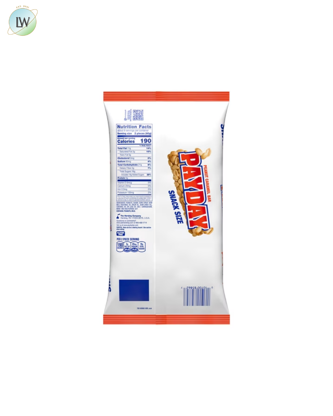 Payday Peanut Caramel Snack Size Halloween Candy, 11.6 oz.