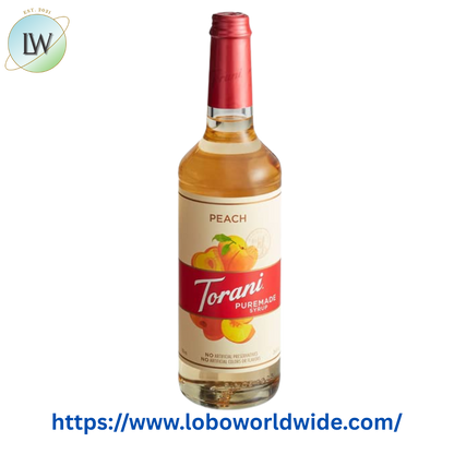 Torani Puremade Peach Flavoring Syrup 750 mL