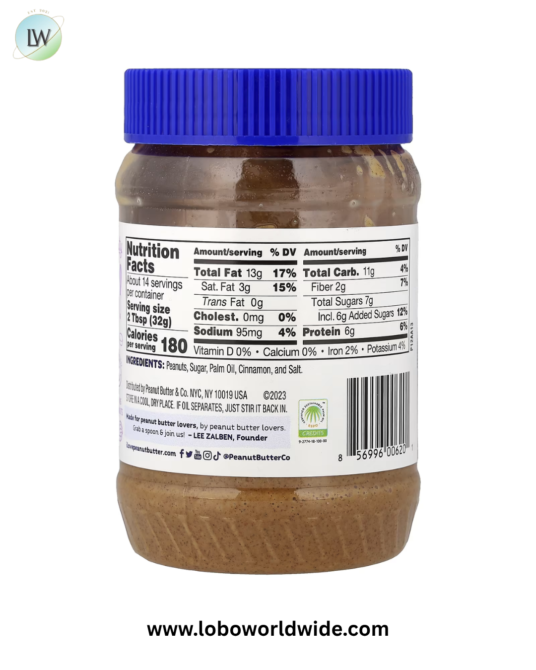 Peanut Butter & Co., Peanut Butter Spread, 16 oz (454 g)