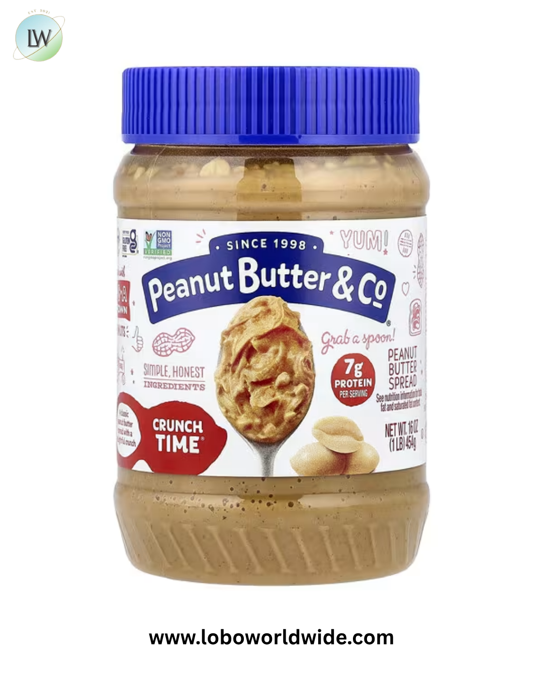 Peanut Butter & Co., Peanut Butter Spread, 16 oz (454 g)