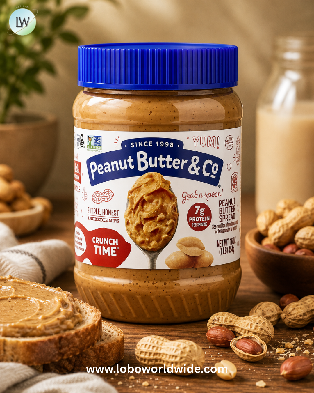 Peanut Butter & Co., Peanut Butter Spread, 16 oz (454 g)