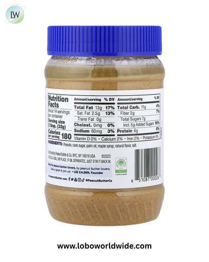 Peanut Butter & Co., Peanut Butter Spread, 16 oz (454 g)
