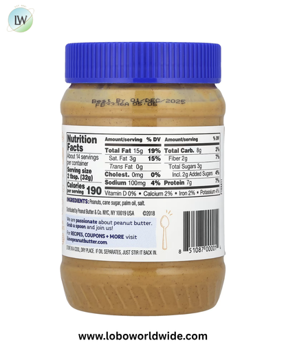 Peanut Butter & Co., Peanut Butter Spread, 16 oz (454 g)
