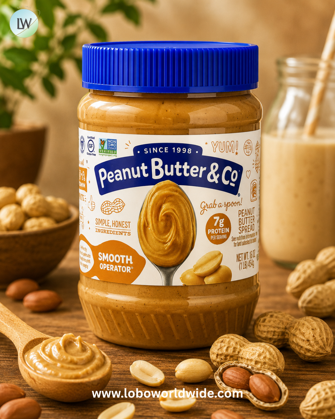 Peanut Butter & Co., Peanut Butter Spread, 16 oz (454 g)