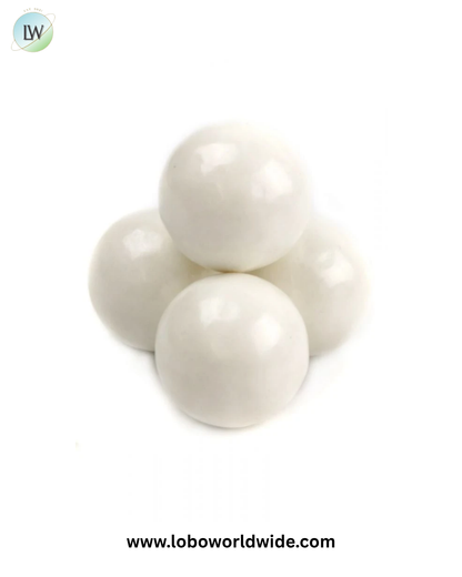 Pearl White Gumballs 1 Inch