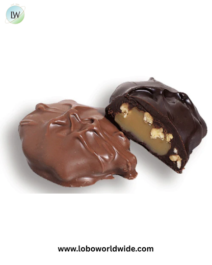 Pecan Caramel Pattie Chocolates - 5lb