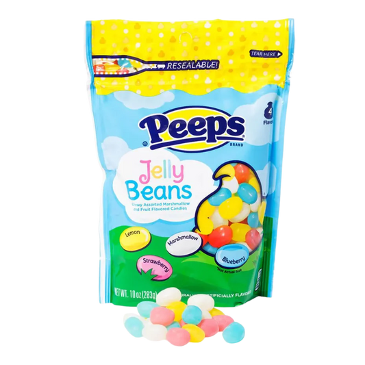 Peeps Assorted Flavored Jelly Beans 10-Ounce Bags: 8-Piece Box