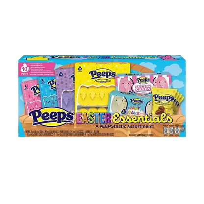 Peeps Easter Variety Marshmallow Candy: 10-Pack Case