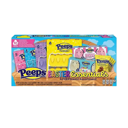 Peeps Easter Variety Marshmallow Candy: 10-Pack Case