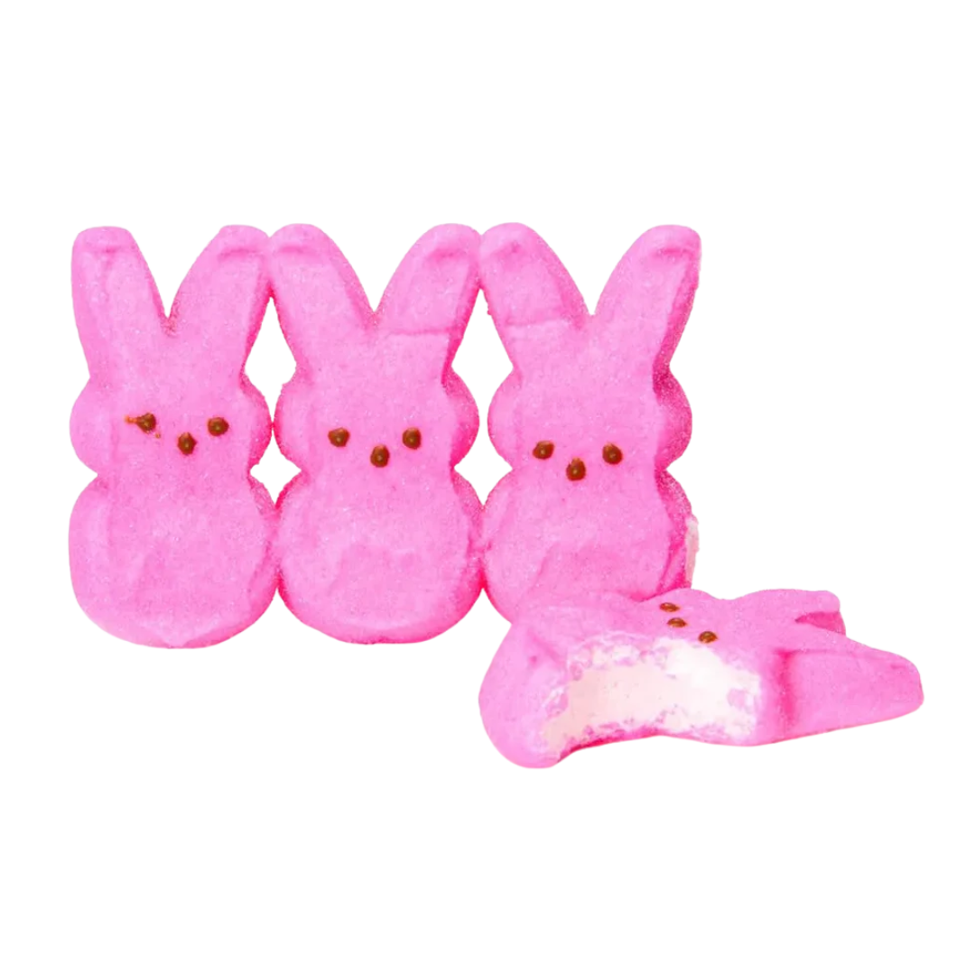 Peeps Marshmallow Candy Bunnies - Pink: 12-Piece Pack