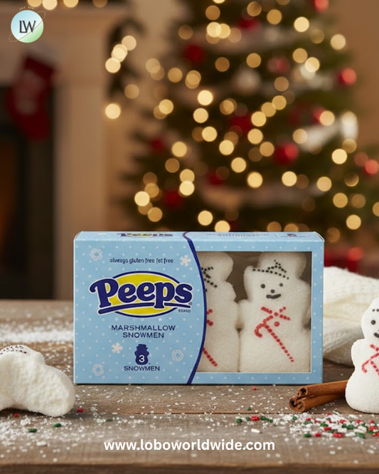 Peeps Marshmallow Snowmen 3 Pack Tray — 6 / Box