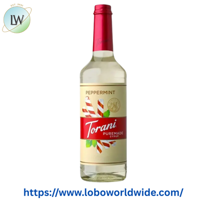 Torani Puremade Peppermint Flavoring Syrup 750 mL