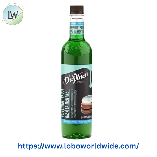 DaVinci Gourmet Sugar Free Peppermint Paddy Flavoring Syrup 750 mL
