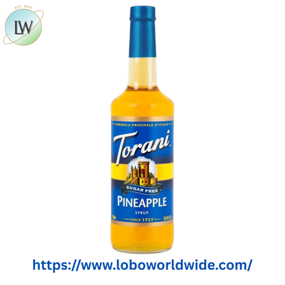 Torani Sugar Free Pineapple Flavoring Syrup 750 mL