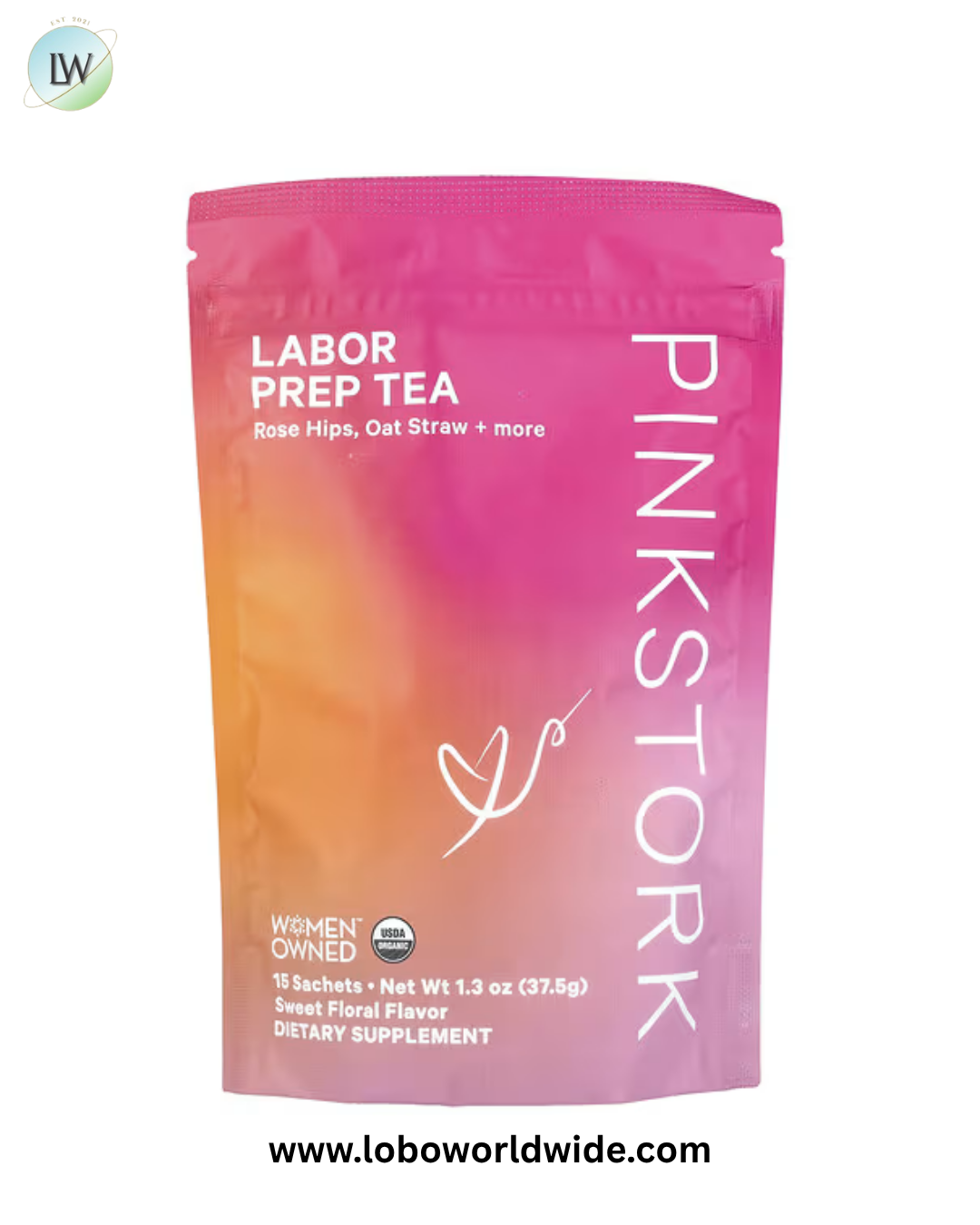 Pink Stork, PMS Tea, Warm Cinnamon, 15 Sachets, 1.3 oz (37.5 g)