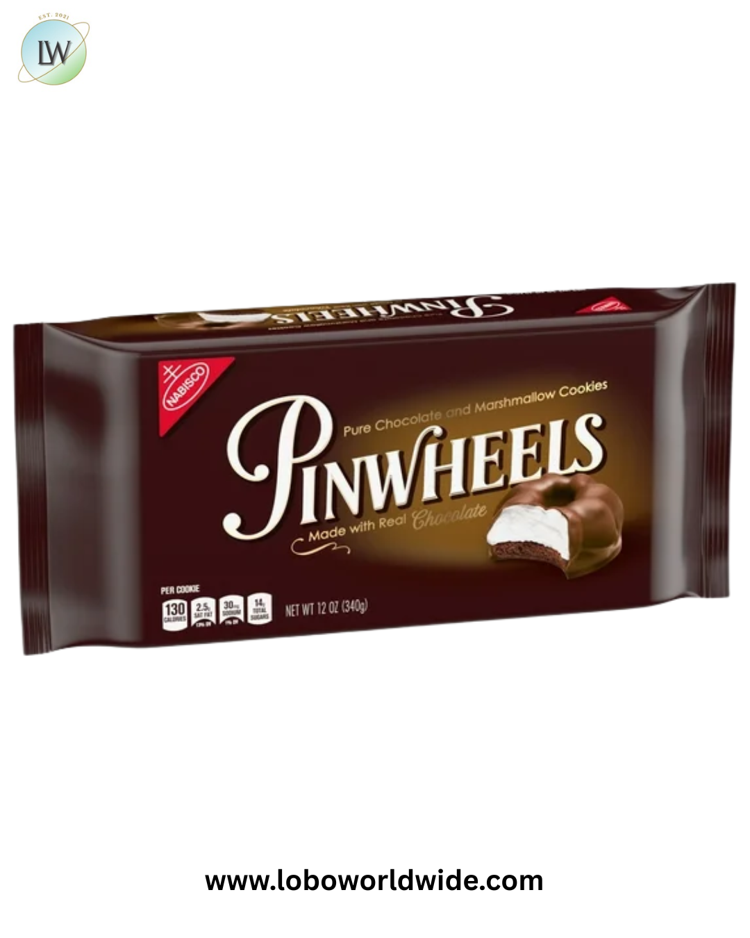 Pinwheels Pure Chocolate & Marshmallow Cookies, 12 oz