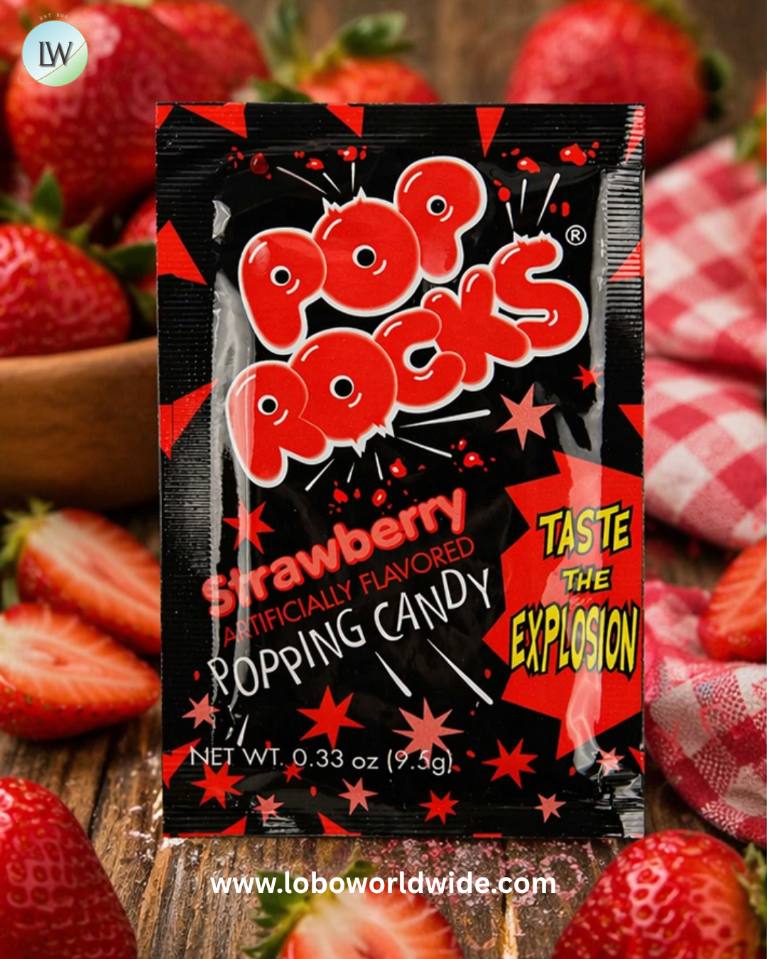Pop Rocks Strawberry 24 Pack