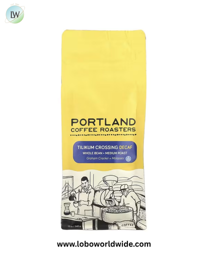 Portland Coffee Roasters, Tilikum Crossing, Whole Bean, Medium Roast, Decaf, 12 oz (340 g)