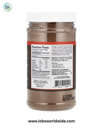 Postum, Instant Warm Beverage, Cocoa Blend, Caffeine Free, 8 oz (227 g)