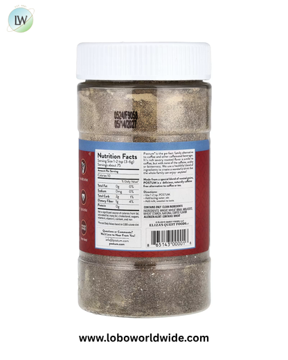 Postum, Instant Warm Beverage, Caffeine Free, 8 oz (227 g)
