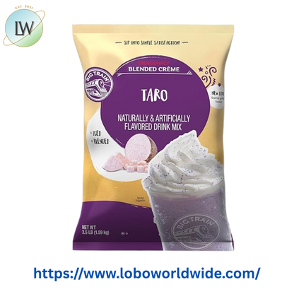 Big Train 3.5 lb. Dragonfly Taro Blended Creme Frappe Mix