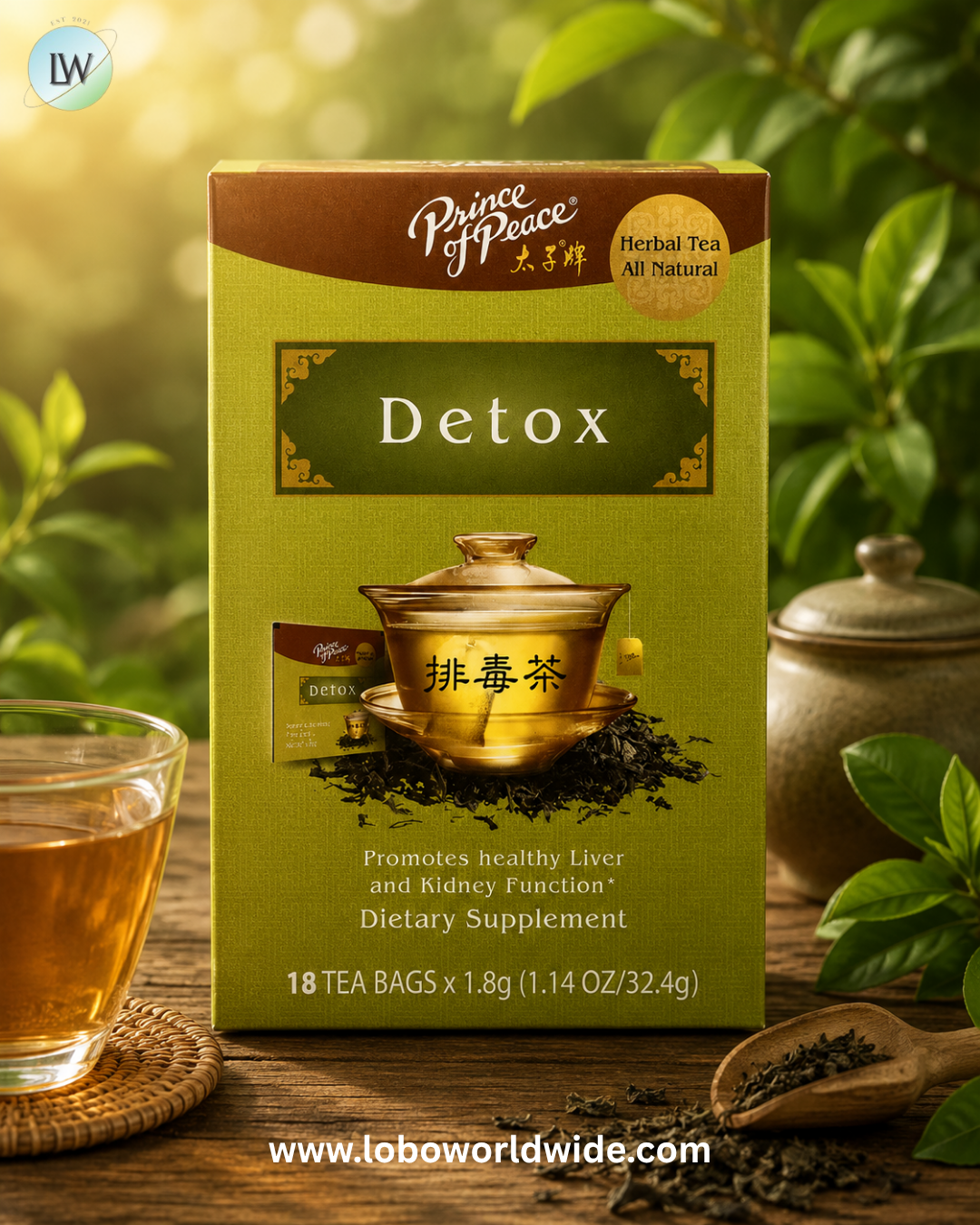 Prince of Peace, Herbal Tea, 18 Tea Bags, 1.14 oz (32.4 g)