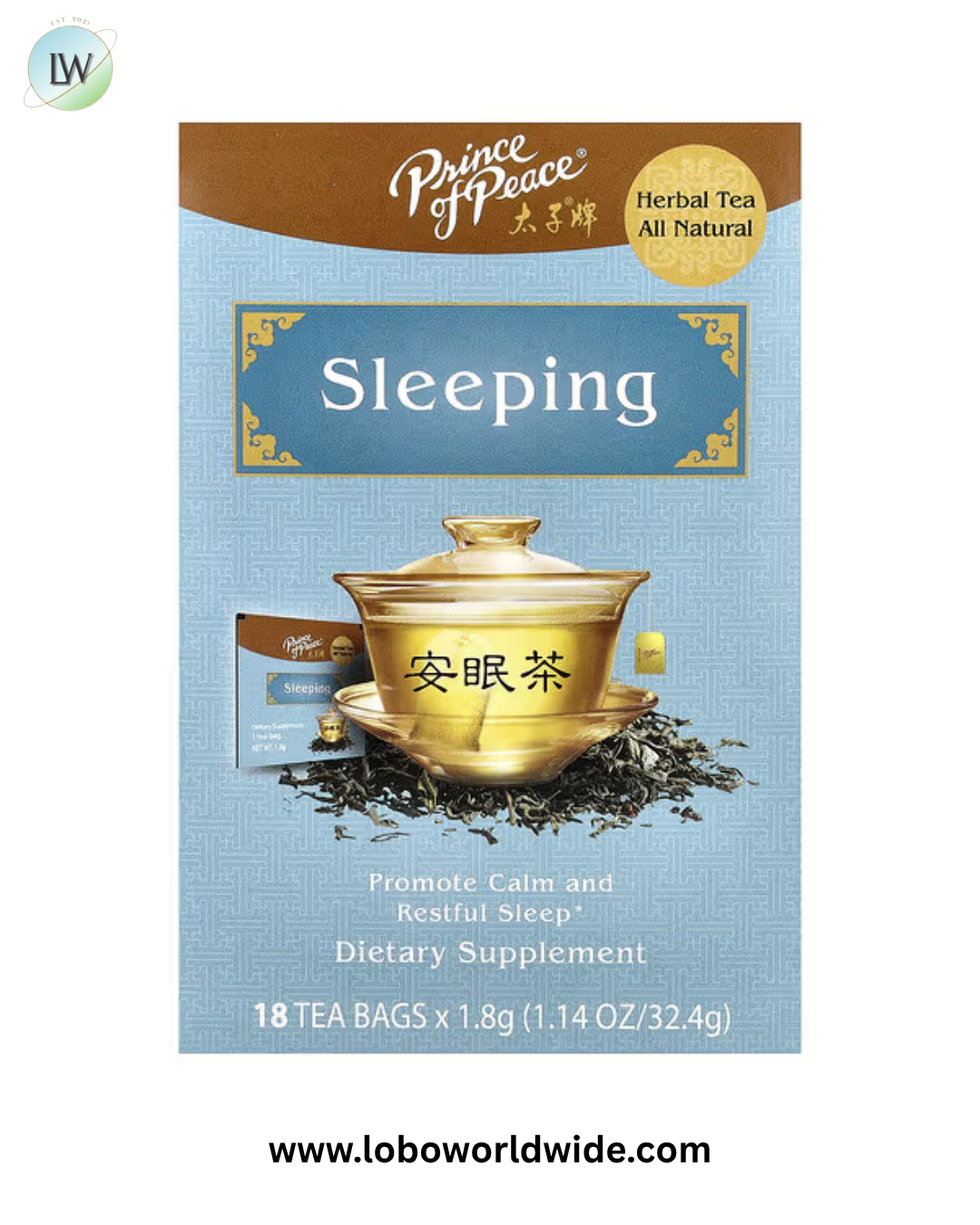 Prince of Peace, Herbal Tea, 18 Tea Bags, 1.14 oz (32.4 g)