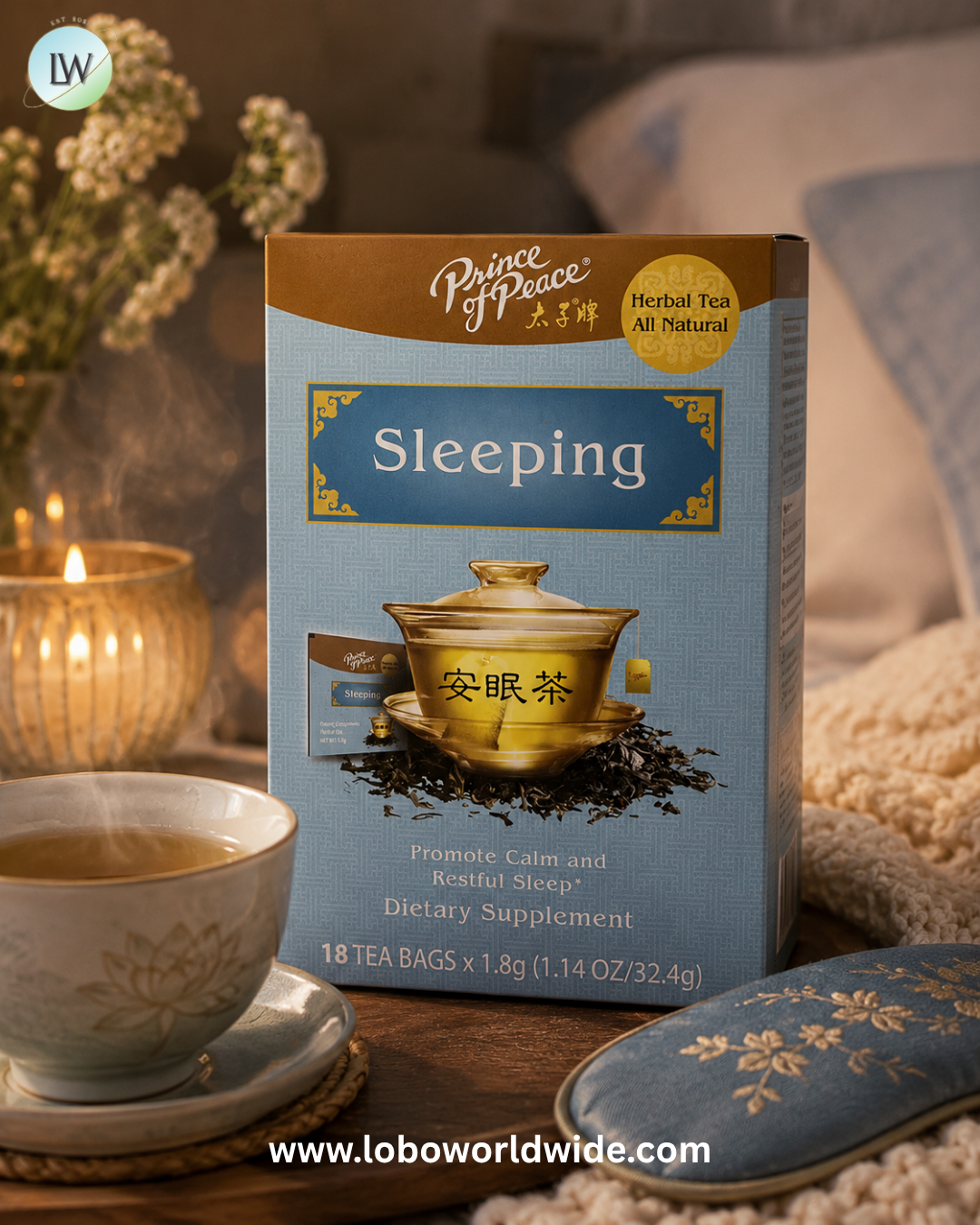 Prince of Peace, Herbal Tea, 18 Tea Bags, 1.14 oz (32.4 g)