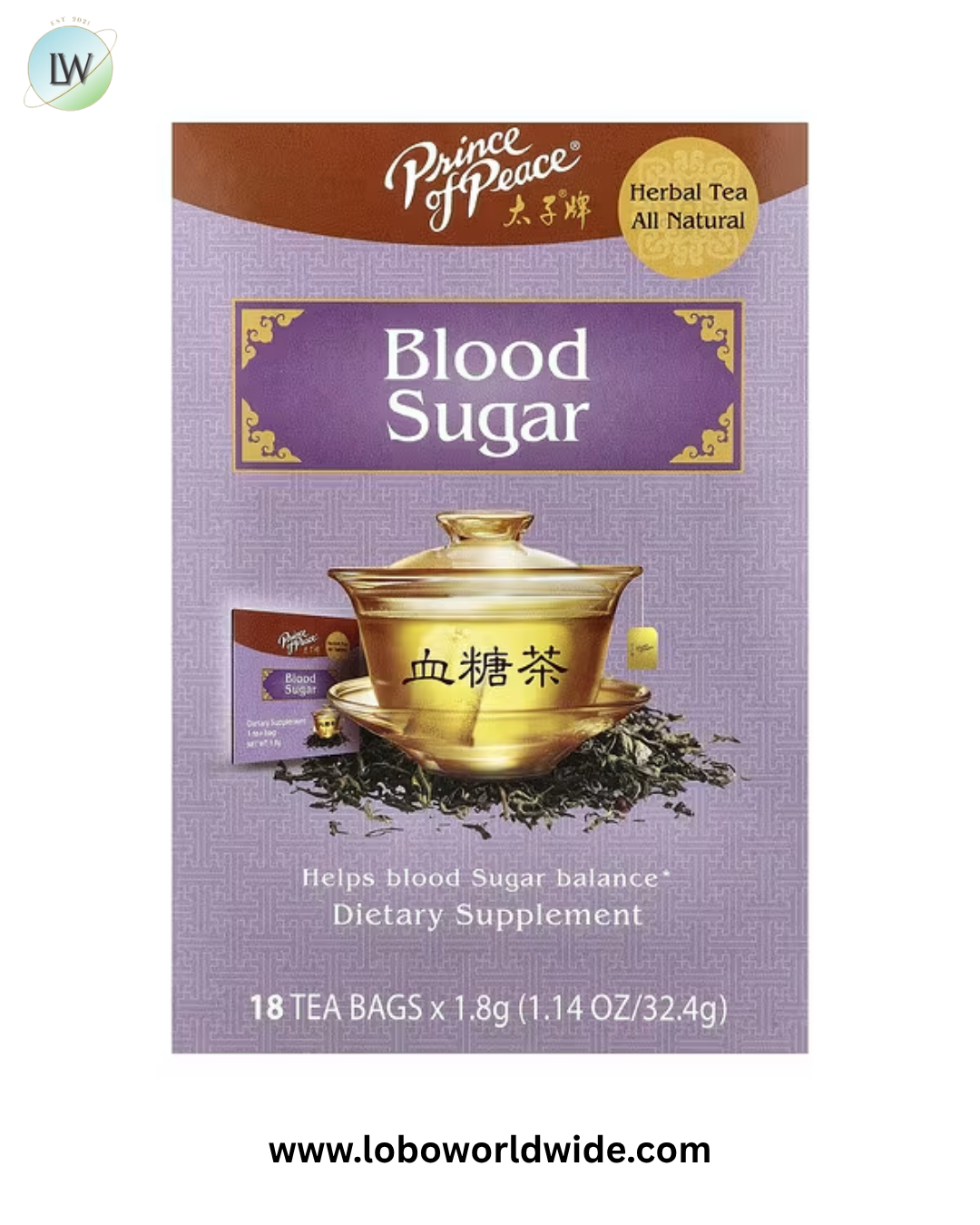 Prince of Peace, Herbal Tea, 18 Tea Bags, 1.14 oz (32.4 g)