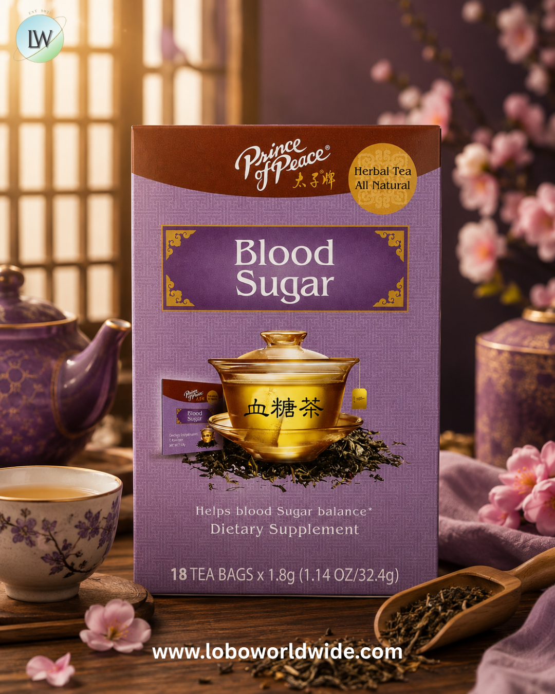 Prince of Peace, Herbal Tea, 18 Tea Bags, 1.14 oz (32.4 g)