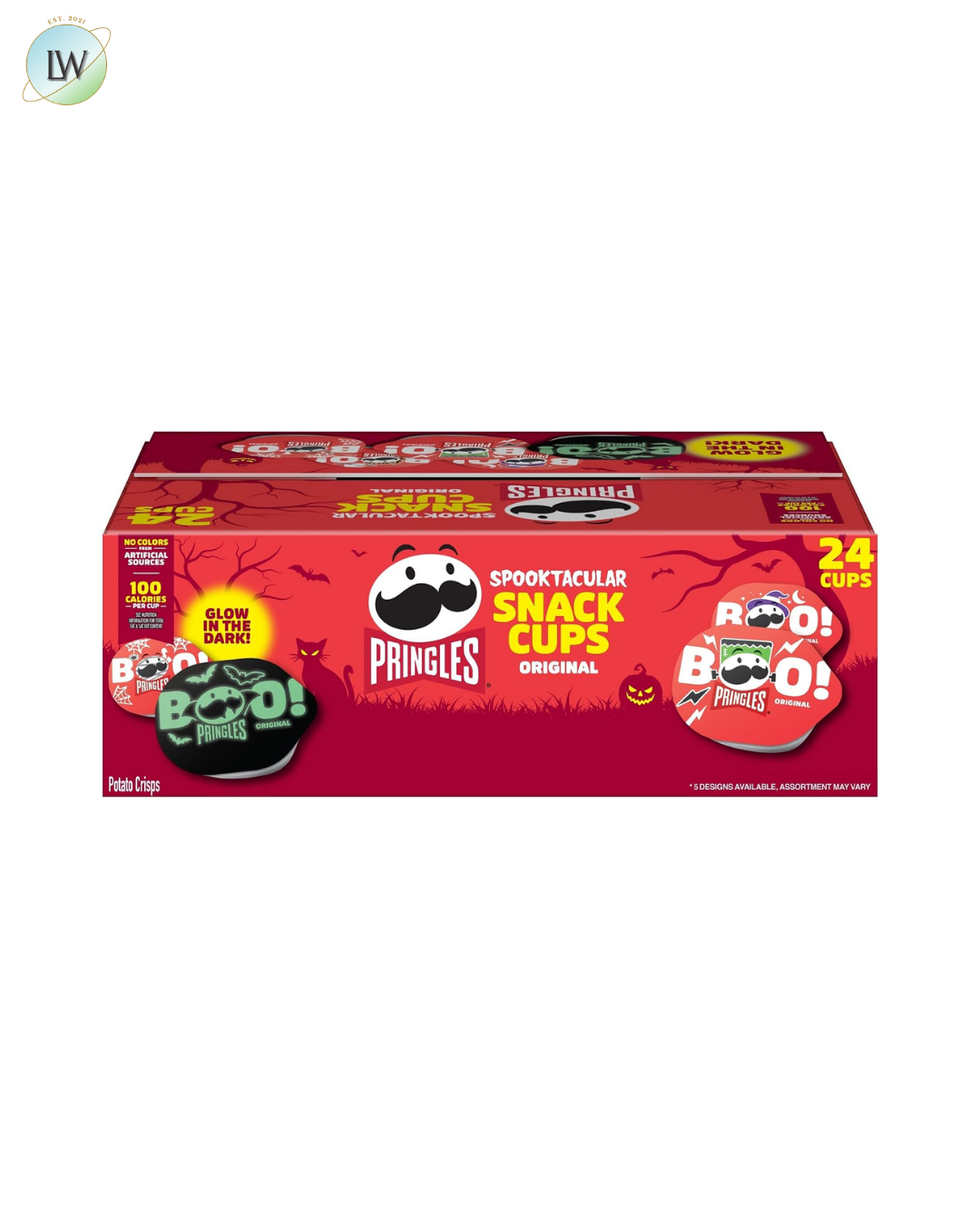 Pringles Potato Crisps, Original, 0.67 oz, 24 ct.
