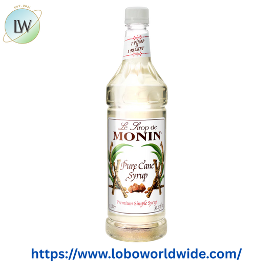 Monin Premium Pure Cane Syrup 1 Liter