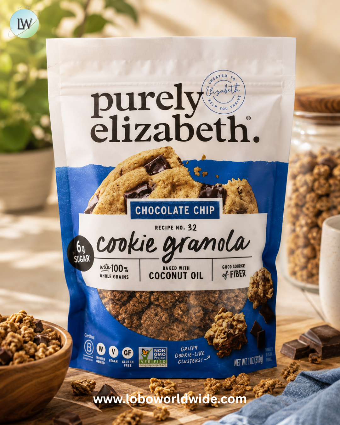 Purely Elizabeth, Cookie Granola, 11 oz (312 g)