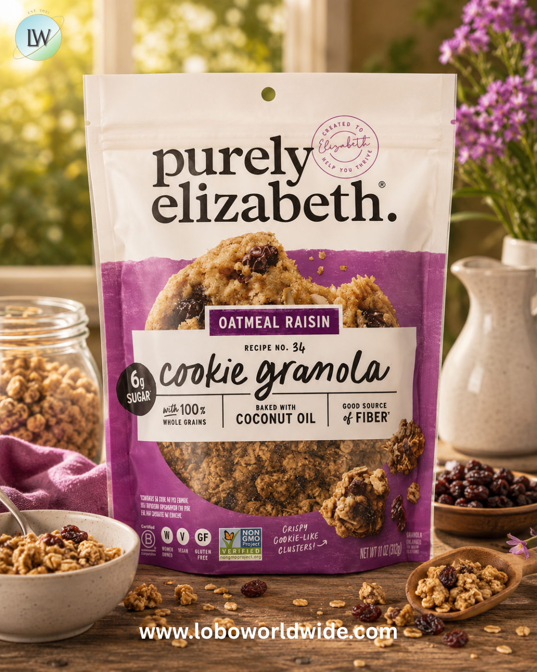 Purely Elizabeth, Cookie Granola, 11 oz (312 g)