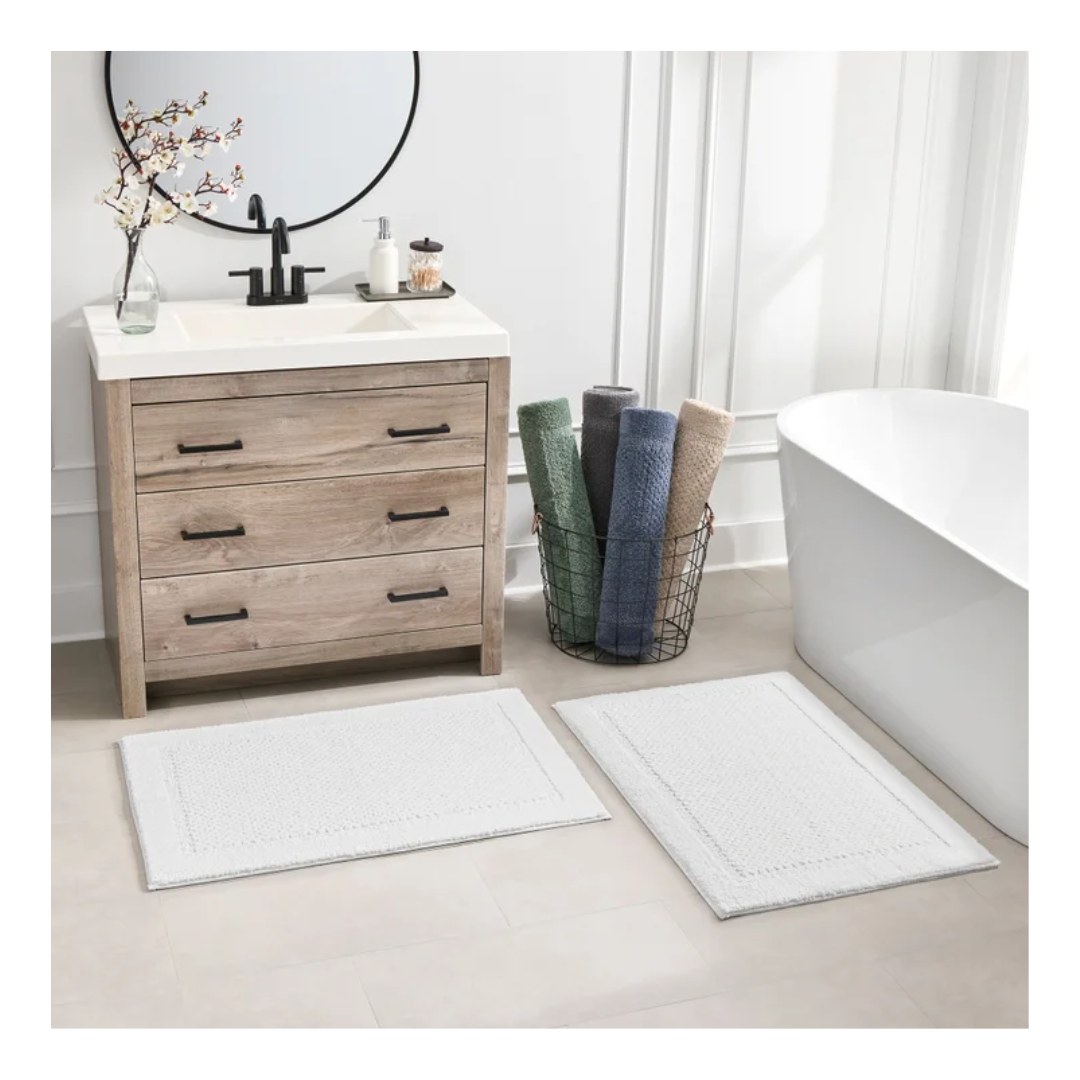 Purely Indulgent Bath Rugs, 2-pack
