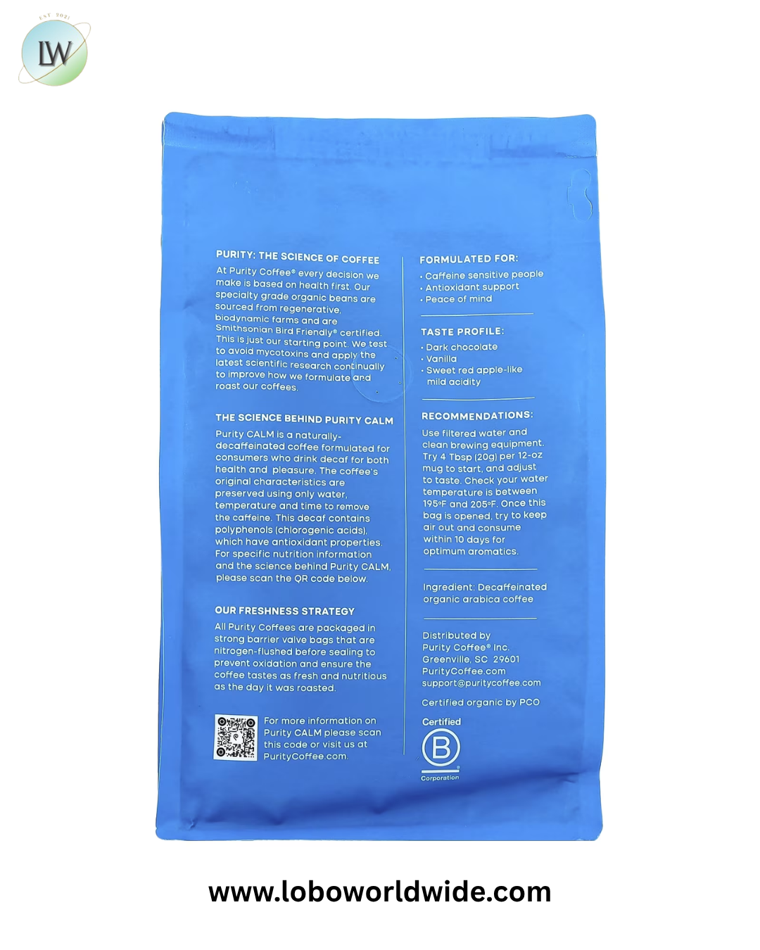 Purity Coffee, Ground, 12 oz (340 g)